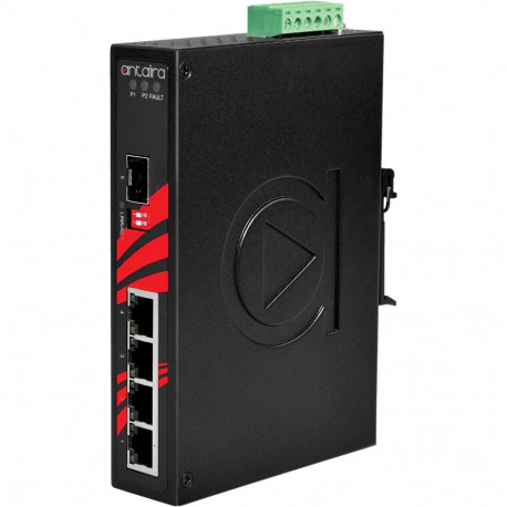 4 10/100/1000T + 1 SFP Industrial Ethernet Switch