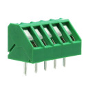 5mm 45 Degree Rising Clamp Terminal Block 5p