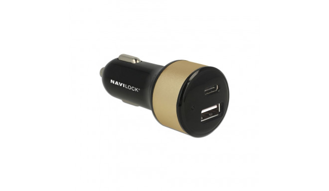 USB Autolaadija 1 x USB-C, 1 x USB Type-A, 5V/3.0A, 9V/3.0A, 12V/2.25A