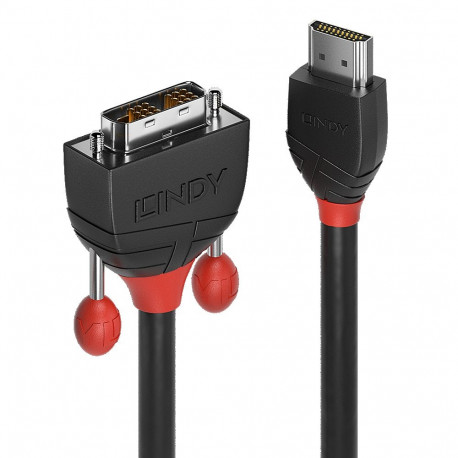 HDMI - DVI-D Single Link kaabel 3.0m, Black Line