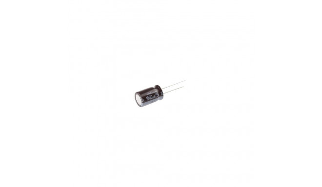 Electrolytic capacitor 1000uF 25V 12x20mm 105C 7000h Nichicon PW seeria