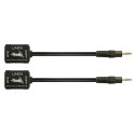 3.5mm Stereo Analogue Audio CAT5/6 Extender, 100m