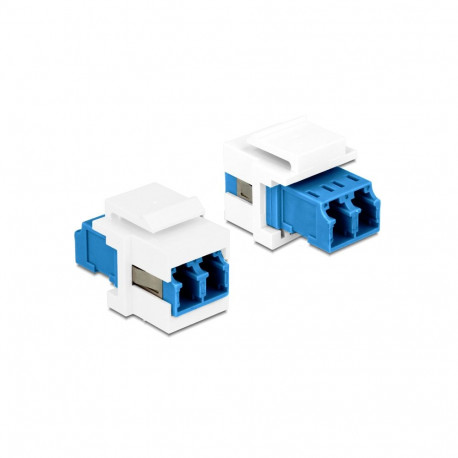 Delock Keystone module LC Duplex female > LC Duplex female single-mode