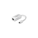 Konverter USB-C (M) - VGA (F) 1920x1200@60Hz, kaabel 0.14m, valge