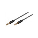 3.5mm stereo plug 4pin - 3.5mm stereo plug 4pin, 1.5m, black
