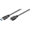 USB 3.0 Micro-B 050 black 0.5m