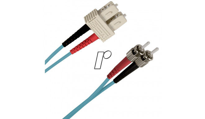 FO jätkukaabel multimode SC-ST duplex OM3 (50/125) 1.0m