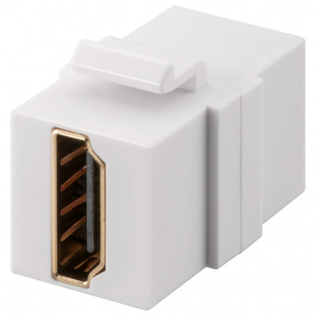 Keystone moodul: HDMI F / F 1080p,valge