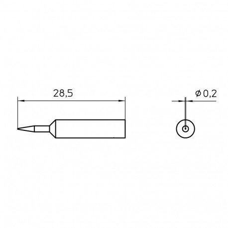 Kolviots XNT 1S ümar 0,2mm