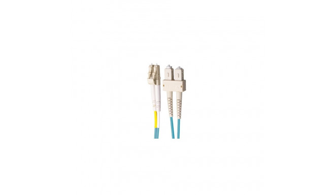 Enhanced LC - SC OM3 RBS AQUA LSZH 2F 2.0mm ZDPX 2M