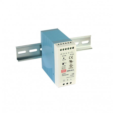 DIN rail power supply 60W 12V 5A