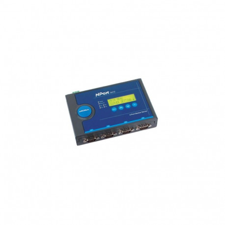 RS-232/422/485 serial device server, 4 porti, 0 kuni 60°C + toiteplokk