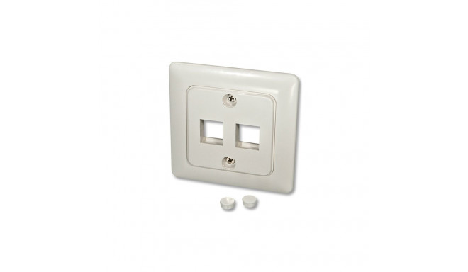 Wall Box DE for 2 Keystone modules