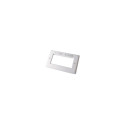 Double Gang Face Plate Accepts Four Modules
