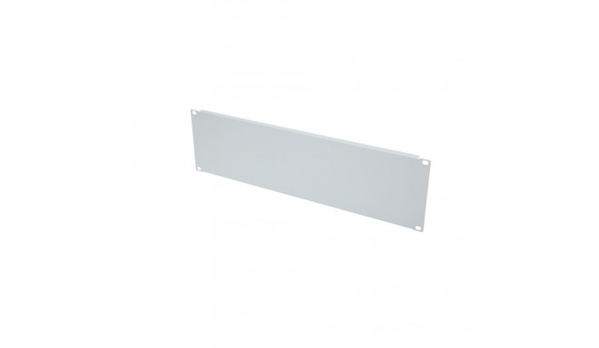 Blank masking panel 2U RAL 7035 grey