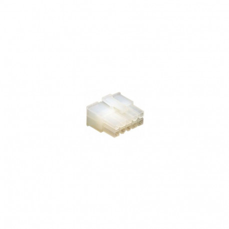 Mini-Fit Jr. Receptacle Housing, Dual Row, 10 Circuits, UL 94V-2, Natural