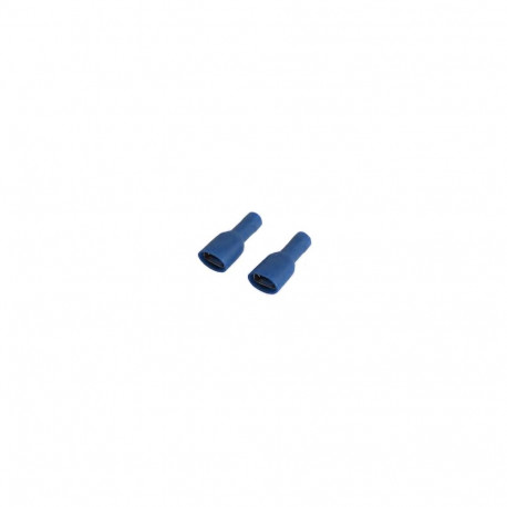 FLATPLUG.BLUE6.3X0.8mm FEMALE, 100pcs
