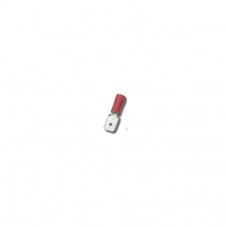 FLATPLUG.RED.2,8X0.5mm MALE, 100pcs
