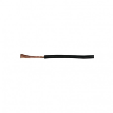 Hook up wire 2.5mm², Black 700V PVC H07V-K, 100m/reel