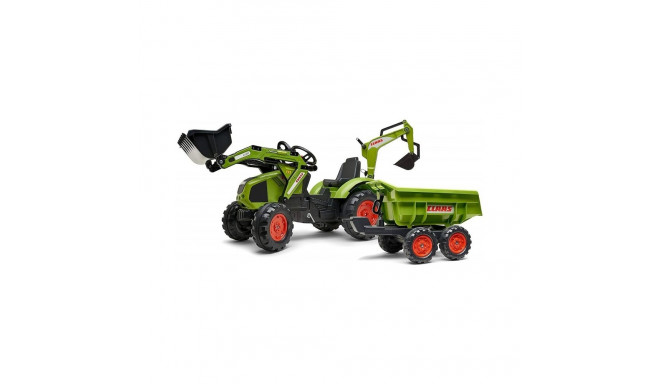 Falk pedaalidega traktor Claas treileriga