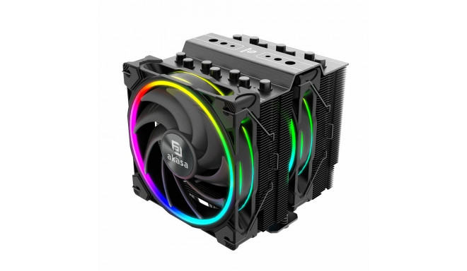 Akasa SOHO H7 Processor Air cooler 12 cm Black 1 pc(s)