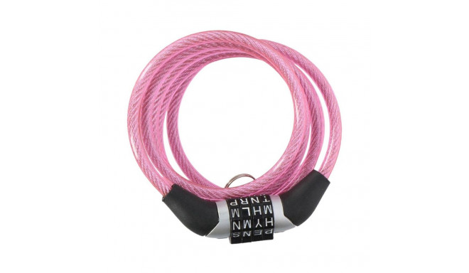 Dunlop spiral bicycle lock, combination 0.6x120 cm 1042701
