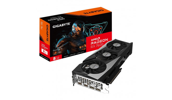 "RX 7600 8GB Gigabyte Gaming OC GDDR6"