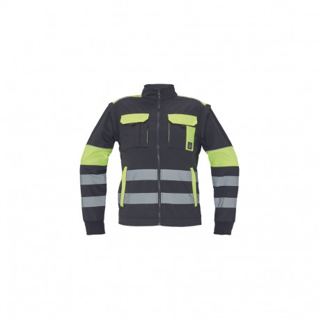 Cerva Max Vivo RFLX tööjakk must/kollane 50