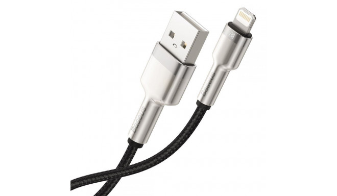 Baseus Cafule Series Metal Data Cable USB - Lightning 2.4A 0,25 m black (CALJK-01)