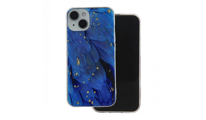 Fusion Gold Glam Blue ümbris silikoonist ümbris Samsung A256 Galaxy A25 5G