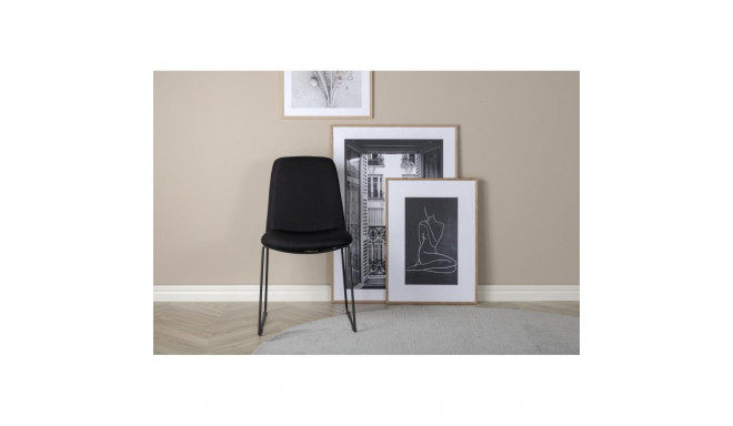 Söögitool Muce, must