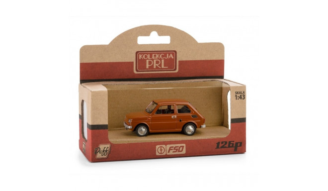 Vehicle PRL Fiat 126p brown