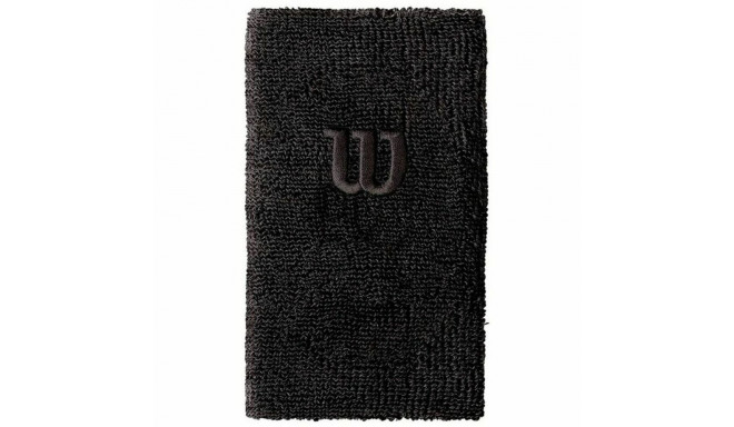 Sports Wristband Wilson Extra Wide Black