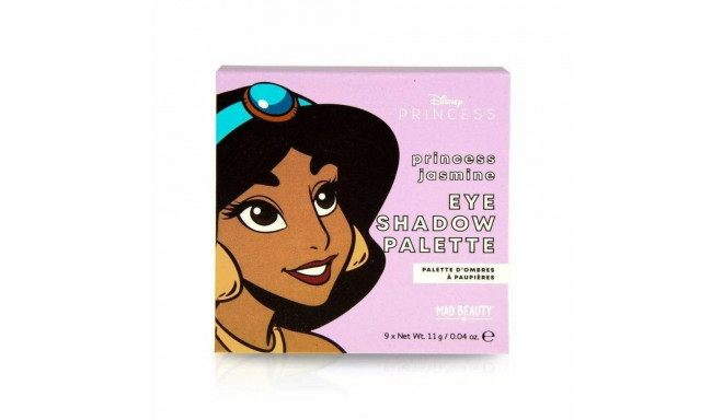 Acu ēnu palete Mad Beauty Disney Princess Jasmine Mini (9 x 1,1 g)