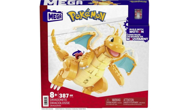 Celtniecības Komplekts Mega Construx Mega Pokémon Pūķis 387 Daudzums