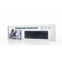 Klaviatuur GEMBIRD KB-UM-107 Qwerty US Must