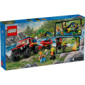 Playset Lego 60412 4x4 Fire Engine with Rescue Boat