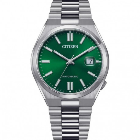 Meeste Kell Citizen TSUYOSA AUTOMATIC Roheline Hõbedane (Ø 40 mm)