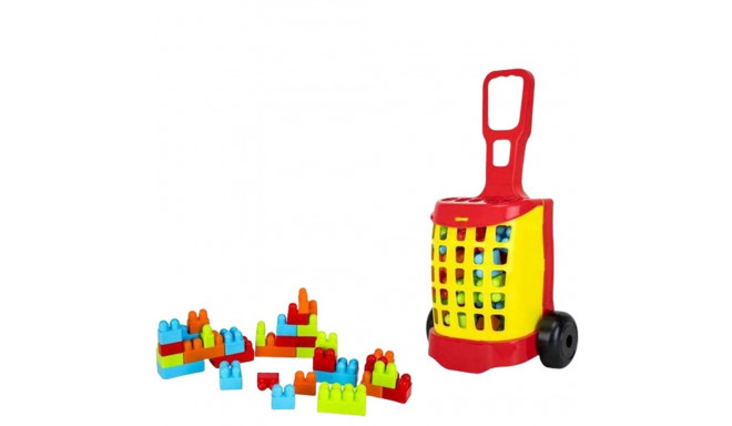 Construction set 32 Pieces Trolley