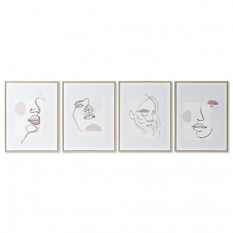 Canvas DKD Home Decor polystyrene Canvas 45 x 2,5 x 60 cm