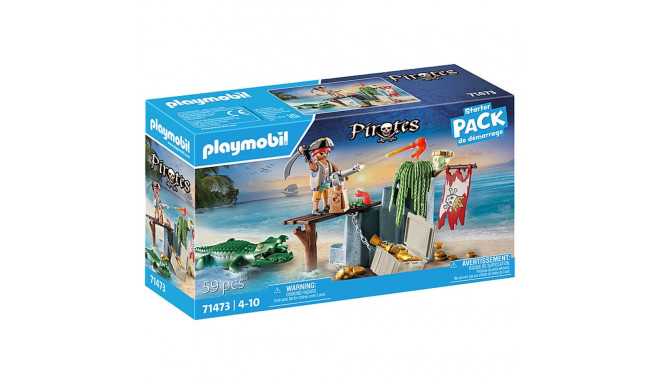 Playset Playmobil 71473 Крокодил Пират 59 Предметы