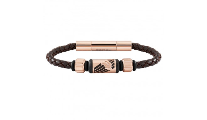 Men's Bracelet Police PJ26466BLC.03A Leather 19 cm