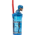 Kõrrega Klaasi Capitán América CZ11331 360 ml 3D Kõrrega Klaasi Capitán América CZ11331 360 ml 3D