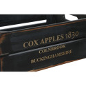 Hoiukarbid Home ESPRIT Cox Apples 1830 Must Kuusepuit 40 x 30 x 15 cm 3 Tükid, osad