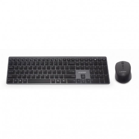 Klaviatuur GEMBIRD KBS-ECLIPSE-M500-ES Must Hispaaniakeelne Qwerty
