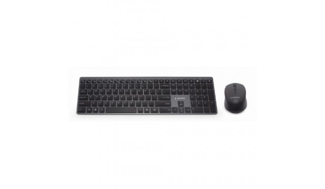 Klaviatuur GEMBIRD KBS-ECLIPSE-M500-ES Must Hispaaniakeelne Qwerty