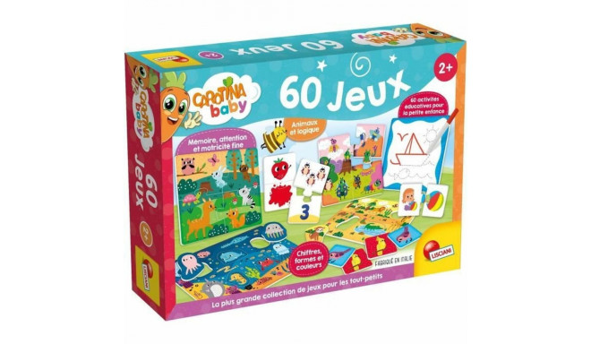 Hariv mäng kolm ühes Lisciani Giochi Carotina Baby 60 Jeux (FR)