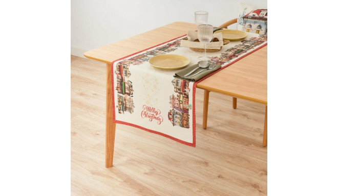 Table Runner Belum Christmas City Multicolour 45 x 140 cm