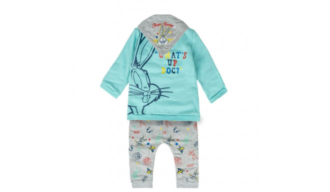 Baby's Tracksuit Looney Tunes Blue - 6-9 Months