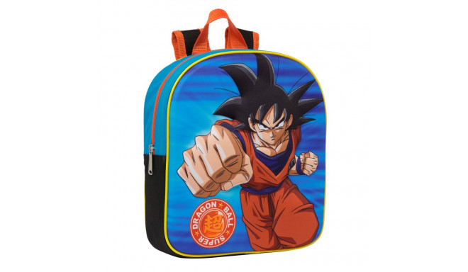 3D School Bag Dragon Ball Blue Orange 26 x 30 x 10 cm